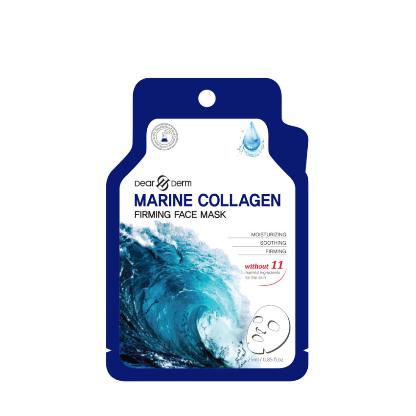 Dearderm Marine Collagen Firming Face Mask Sheet 25ml / 0.85 fl.oz. Dearderm Marine Collagen Firming Face Mask Sheet 25ml / 0.85 fl.oz.